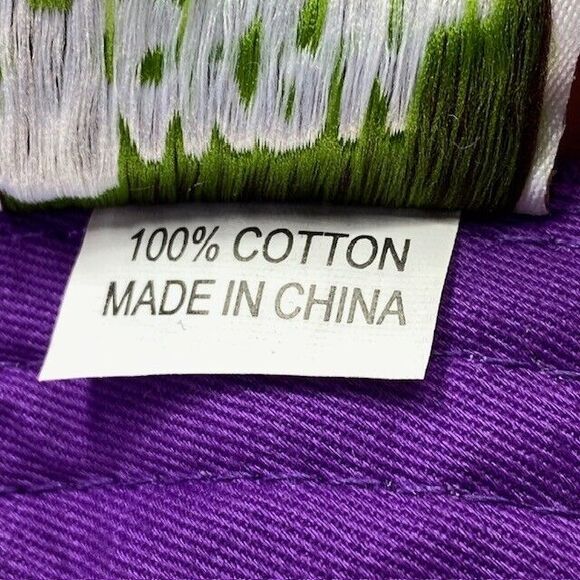 LSU Tigers Gridiron Club Hat Mens Purple Baseball Curve Bill Hook & Loop Cotton - Picture 8 of 12